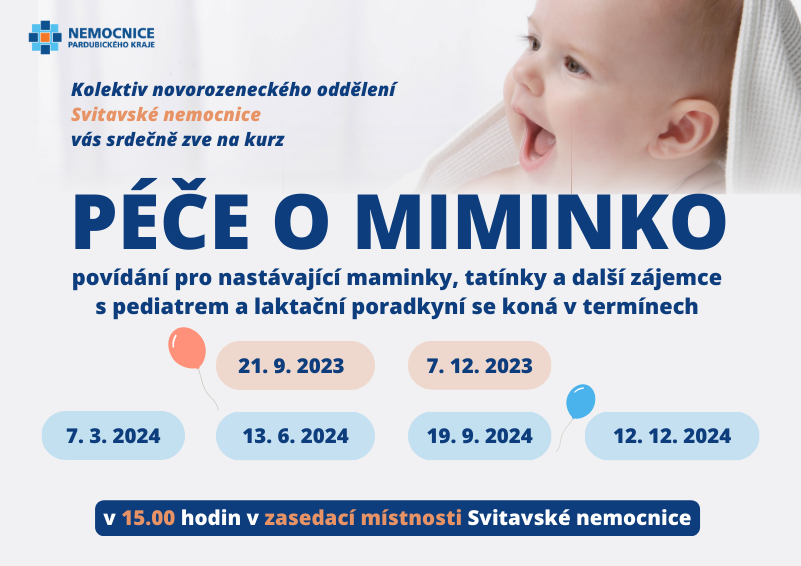 Jak pečovat o miminko? Poradí lékaři a sestry z novorozeneckého oddělení nemocnice