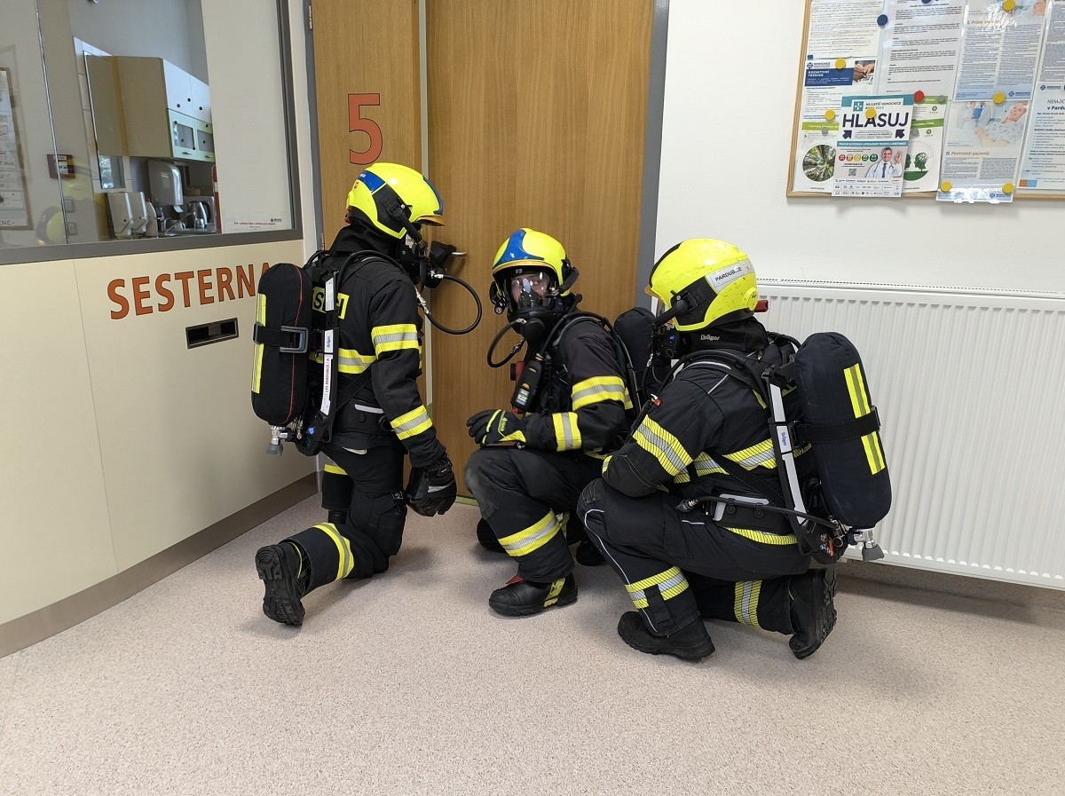 Pardubická psychiatrie se cvičně částečně evakuovala